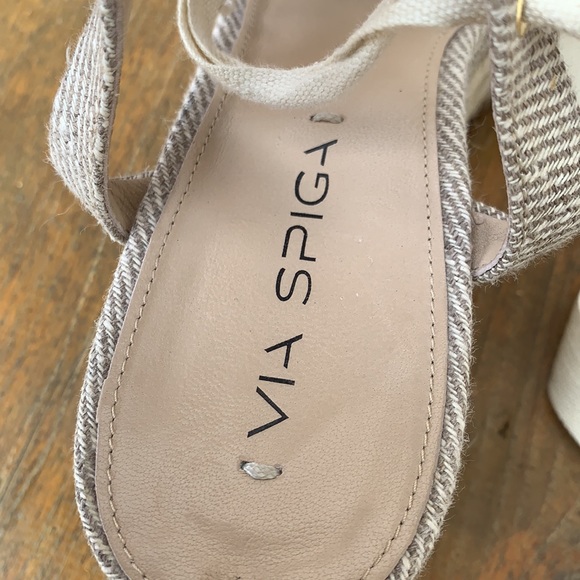 Via Spiga Ralina Espadrille Wedges Size 8.5 - Picture 7 of 9